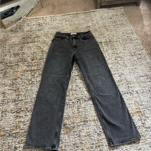 Abercrombie & Fitch High Rise Black Jeans- Size 6 long